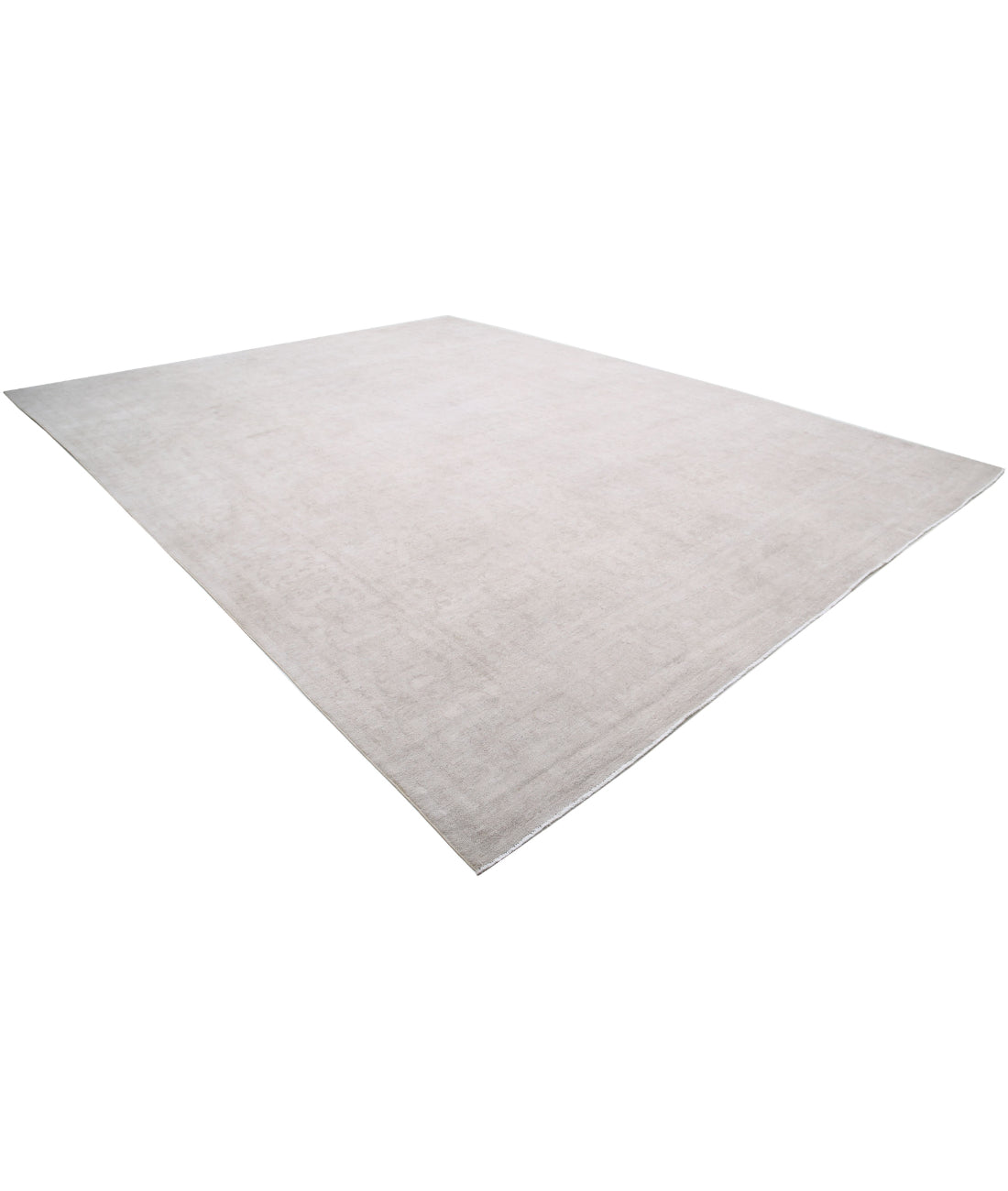 Serenity 13'0'' X 16'10'' Hand-Knotted Wool Rug 13'0'' x 16'10'' (390 X 505) / Ivory / Taupe