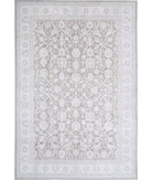 Serenity 12'10'' X 18'10'' Hand-Knotted Wool Rug 12'10'' x 18'10'' (385 X 565) / Brown / Ivory