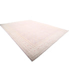 Serenity 13'11'' X 18'9'' Hand-Knotted Wool Rug 13'11'' x 18'9'' (418 X 563) / Lilac / Ivory