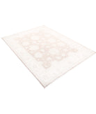 Serenity 5'0'' X 6'5'' Hand-Knotted Wool Rug 5'0'' x 6'5'' (150 X 193) / Brown / Ivory