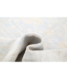 Serenity 4'10'' X 6'8'' Hand-Knotted Wool Rug 4'10'' x 6'8'' (145 X 200) / Blue / Ivory