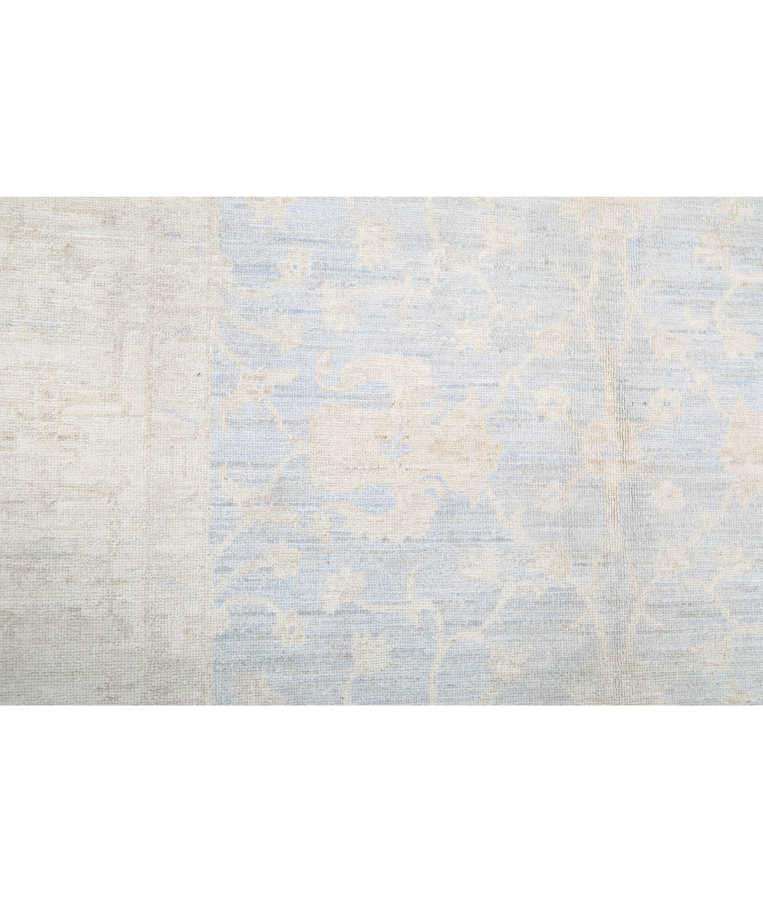 Serenity 4'10'' X 6'8'' Hand-Knotted Wool Rug 4'10'' x 6'8'' (145 X 200) / Blue / Ivory