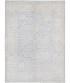 Serenity 4'10'' X 6'8'' Hand-Knotted Wool Rug 4'10'' x 6'8'' (145 X 200) / Blue / Ivory