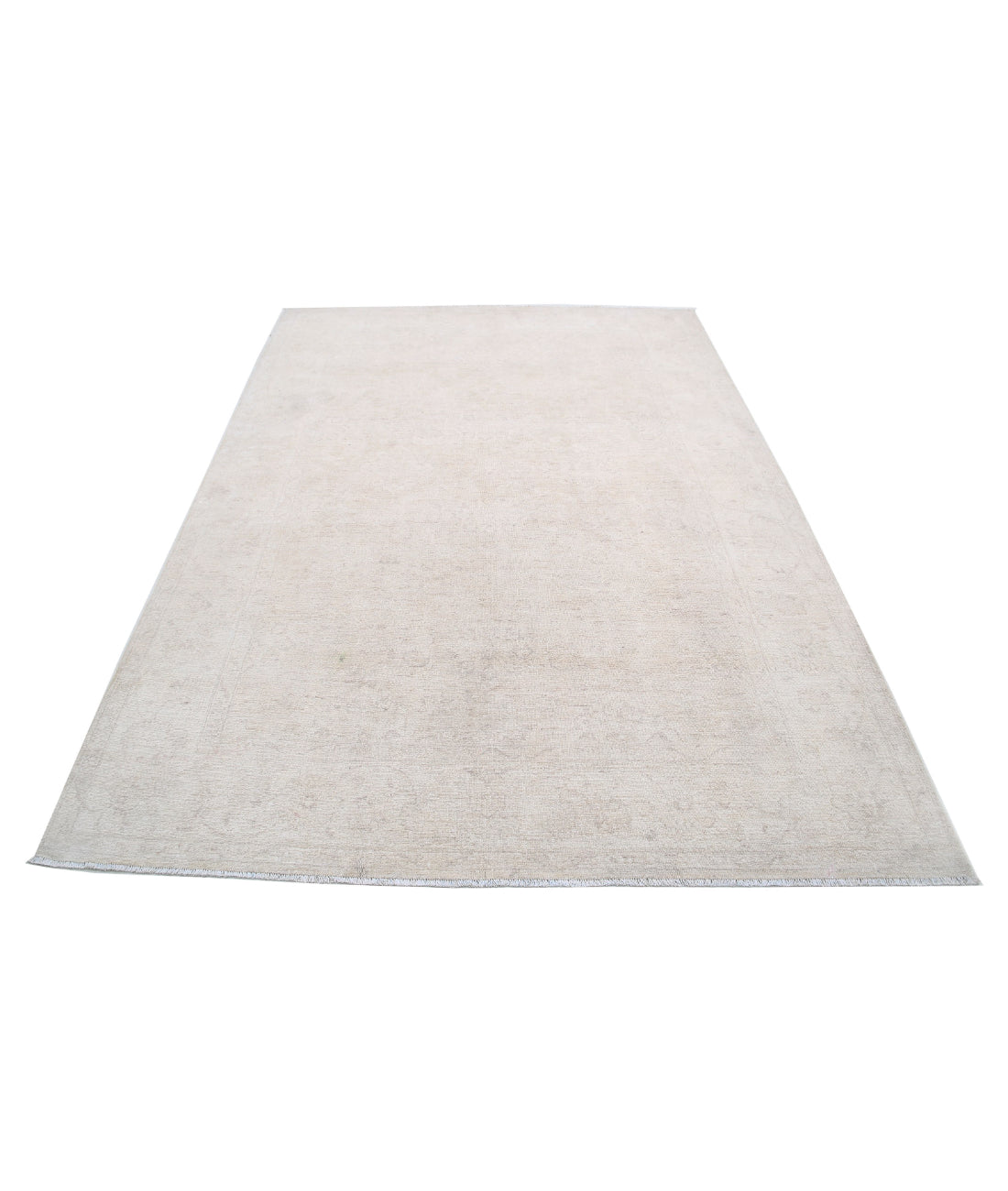 Serenity 5'11'' X 8'5'' Hand-Knotted Wool Rug 5'11'' x 8'5'' (178 X 253) / Ivory / Taupe