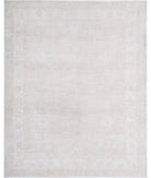 Serenity 7'11'' X 9'11'' Hand-Knotted Wool Rug 7'11'' x 9'11'' (238 X 298) / Grey / Ivory