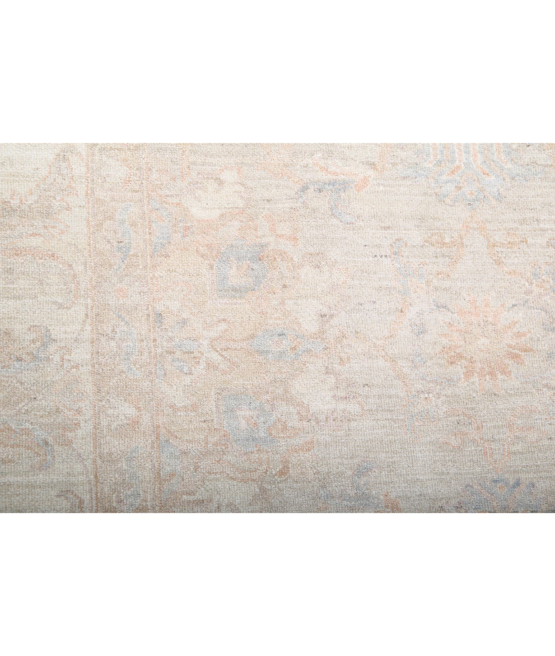 Serenity 8'1'' X 9'8'' Hand-Knotted Wool Rug 8'1'' x 9'8'' (243 X 290) / Ivory / Blue