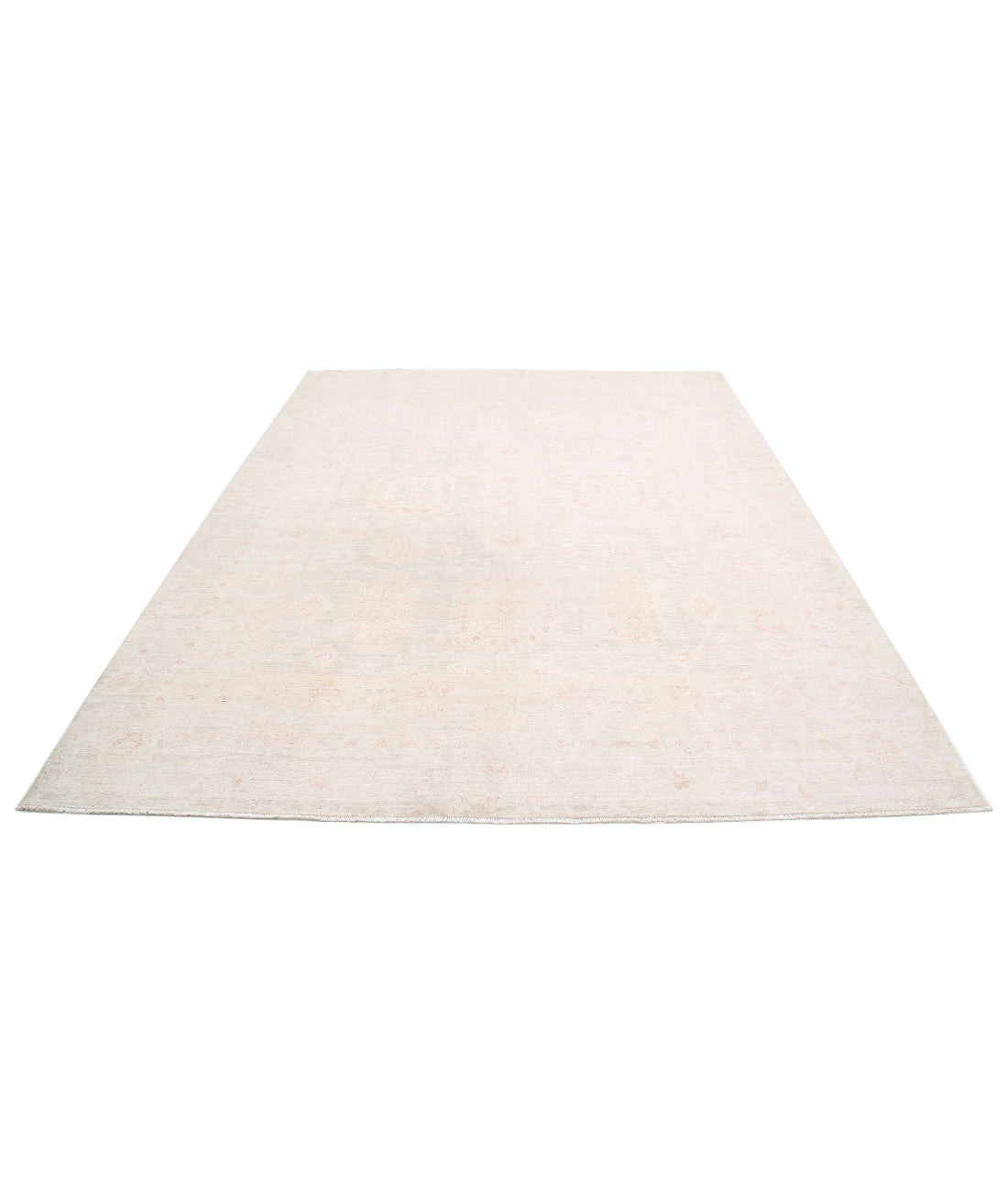 Serenity 8'0'' X 10'4'' Hand-Knotted Wool Rug 8'0'' x 10'4'' (240 X 310) / Grey / Ivory