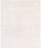 Serenity 7'11'' X 9'5'' Hand-Knotted Wool Rug 7'11'' x 9'5'' (238 X 283) / Ivory / Taupe