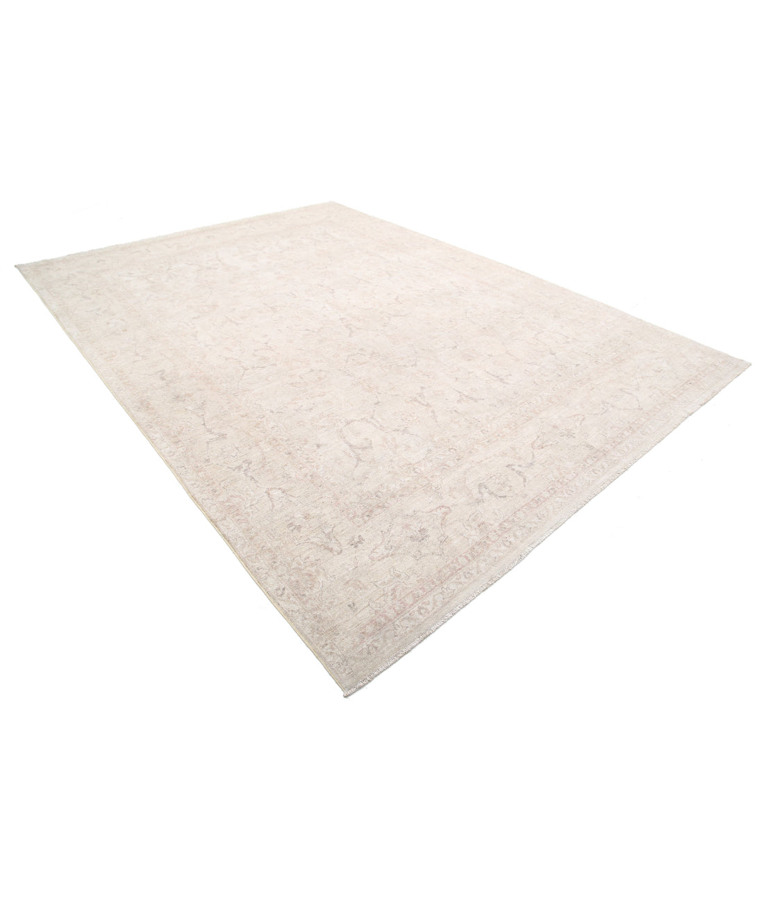 Serenity 8'10'' X 12'1'' Hand-Knotted Wool Rug 8'10'' x 12'1'' (265 X 363) / Ivory / Grey