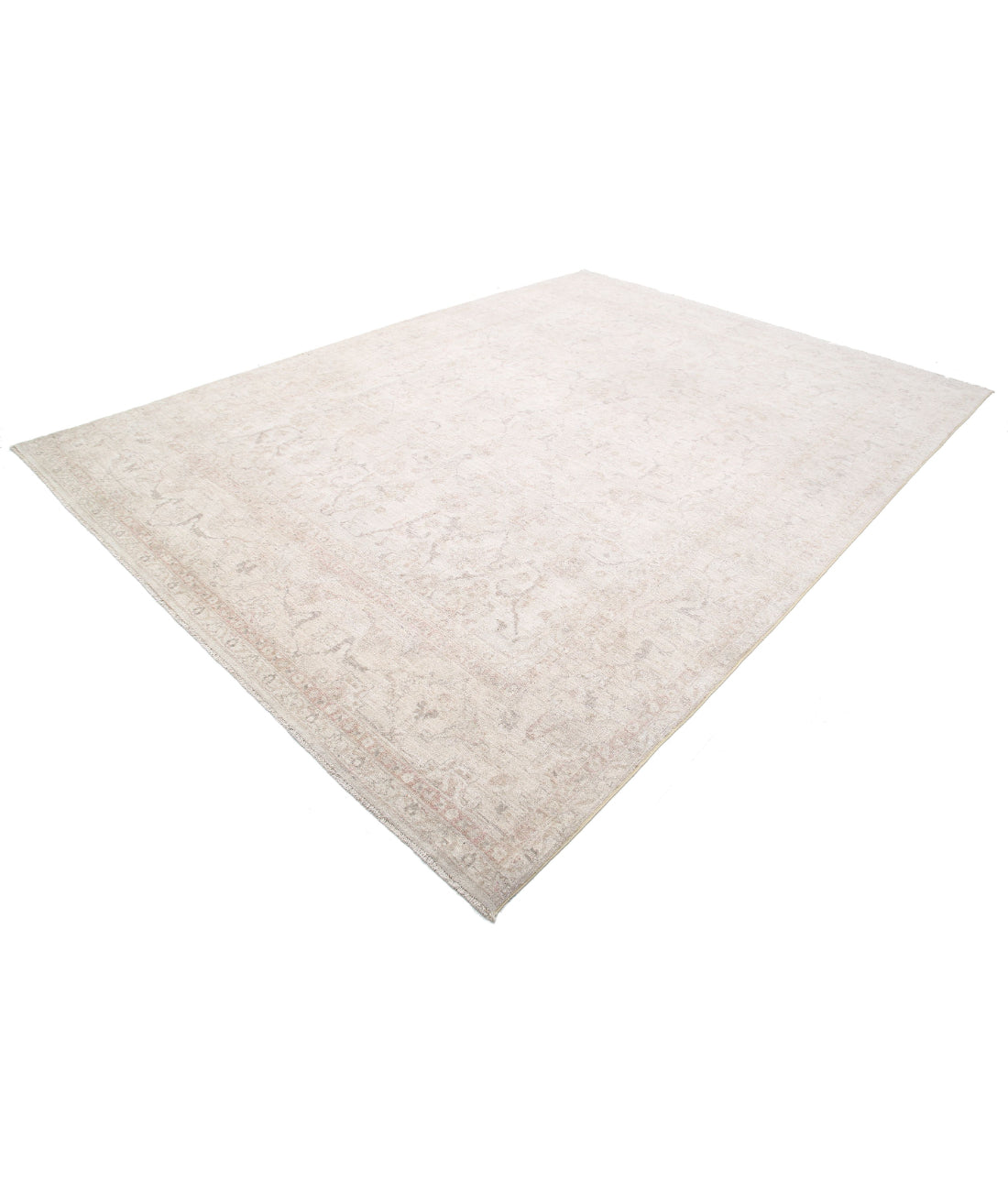 Serenity 8'10'' X 12'1'' Hand-Knotted Wool Rug 8'10'' x 12'1'' (265 X 363) / Ivory / Grey