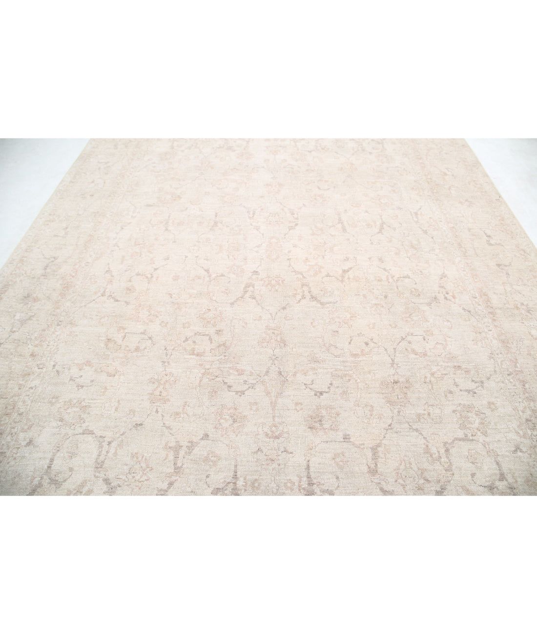 Serenity 8'10'' X 12'1'' Hand-Knotted Wool Rug 8'10'' x 12'1'' (265 X 363) / Ivory / Grey