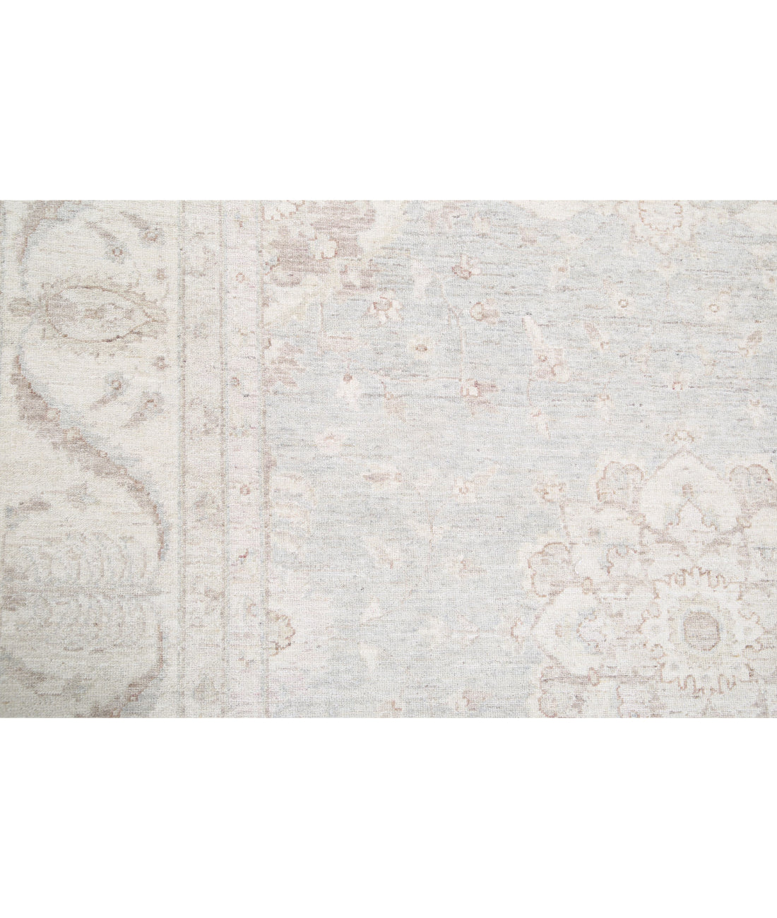 Serenity 9'0'' X 11'2'' Hand-Knotted Wool Rug 9'0'' x 11'2'' (270 X 335) / Grey / Ivory