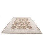 Serenity 8'9'' X 12'0'' Hand-Knotted Wool Rug 8'9'' x 12'0'' (263 X 360) / Brown / Ivory