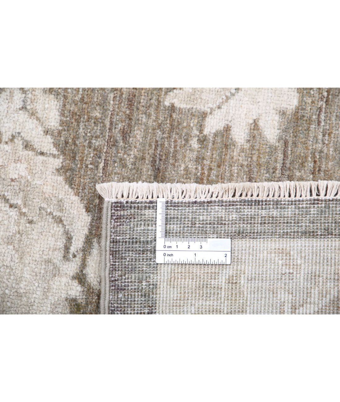 Serenity 8'9'' X 11'9'' Hand-Knotted Wool Rug 8'9'' x 11'9'' (263 X 353) / Taupe / Ivory