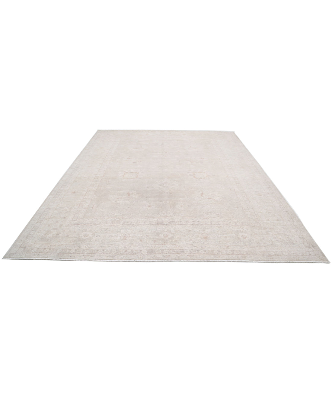 Serenity 9'1'' X 11'7'' Hand-Knotted Wool Rug 9'1'' x 11'7'' (273 X 348) / Ivory / Taupe