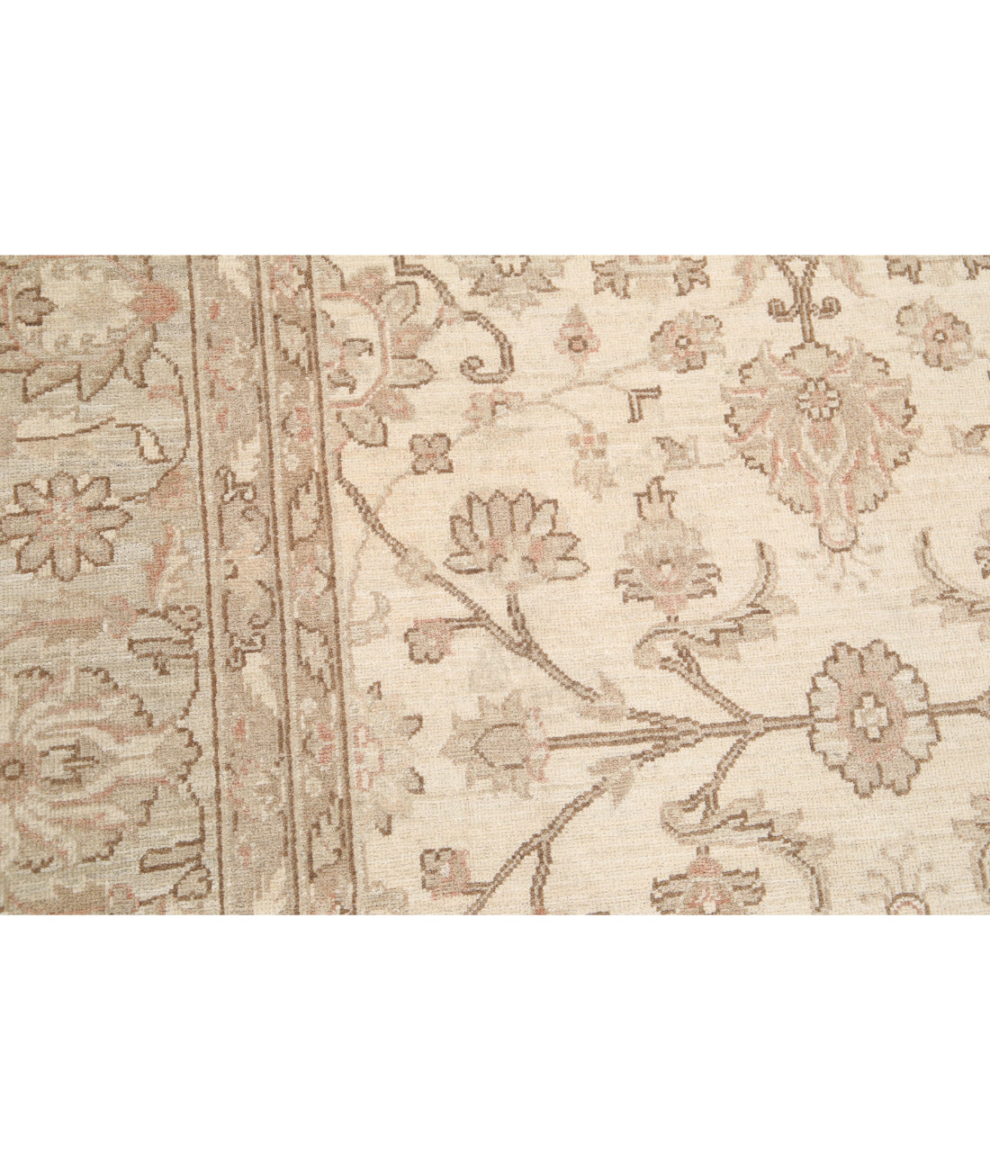 Serenity 8'10'' X 11'7'' Hand-Knotted Wool Rug 8'10'' x 11'7'' (265 X 348) / Ivory / Grey