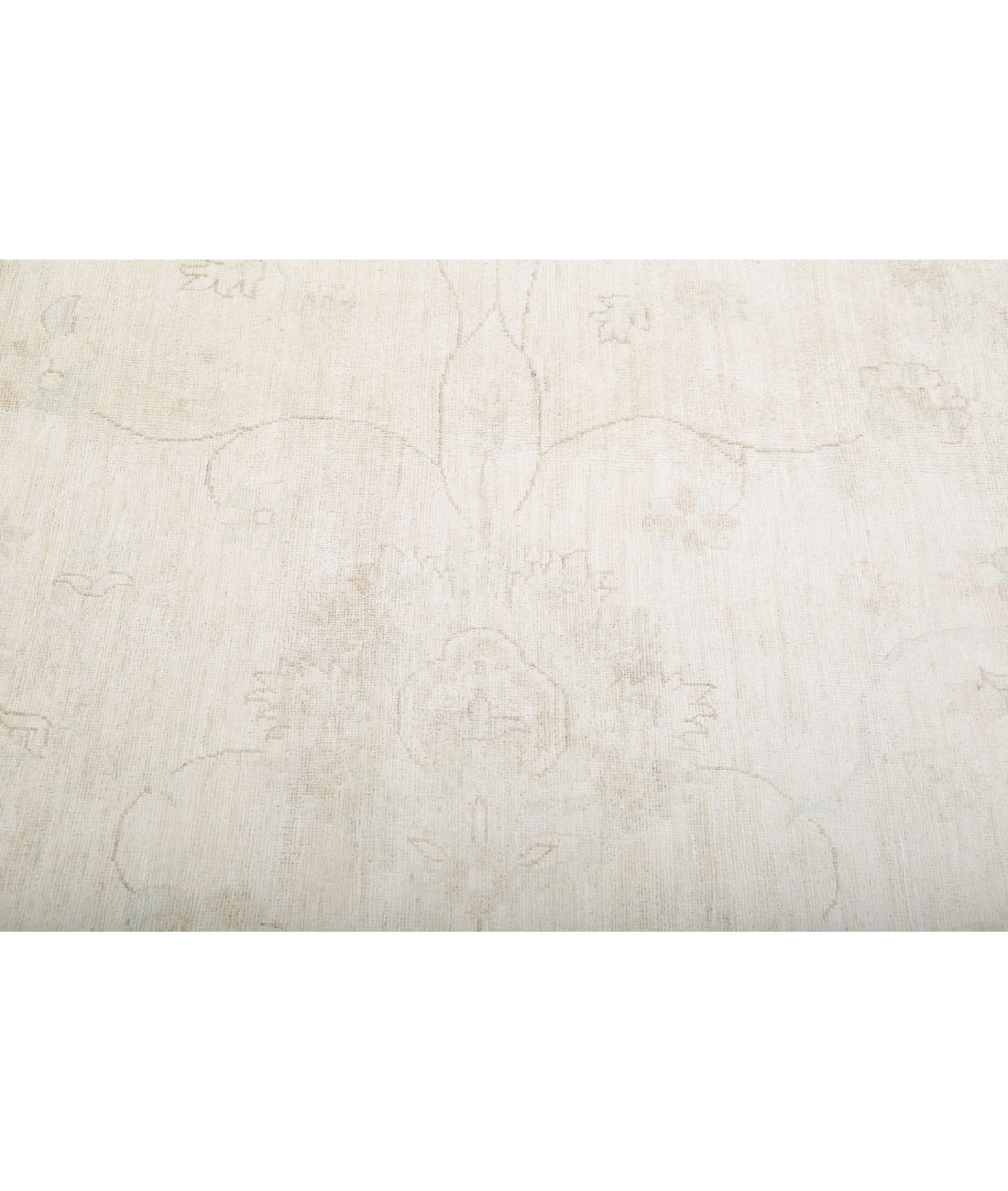 Serenity 17'0'' X 23'9'' Hand-Knotted Wool Rug 17'0'' x 23'9'' (510 X 713) / Ivory / Ivory