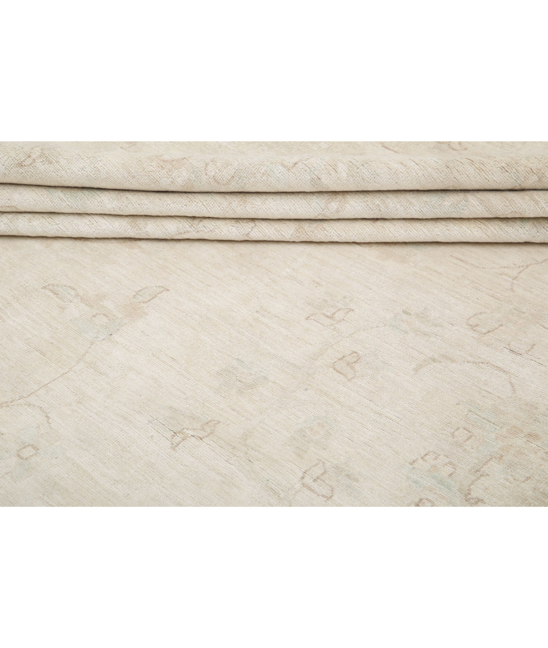 Serenity 17'0'' X 23'9'' Hand-Knotted Wool Rug 17'0'' x 23'9'' (510 X 713) / Ivory / Ivory