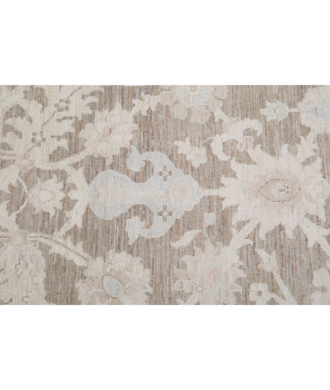 Serenity 11'9'' X 14'9'' Hand-Knotted Wool Rug 11'9'' x 14'9'' (353 X 443) / Brown / Ivory