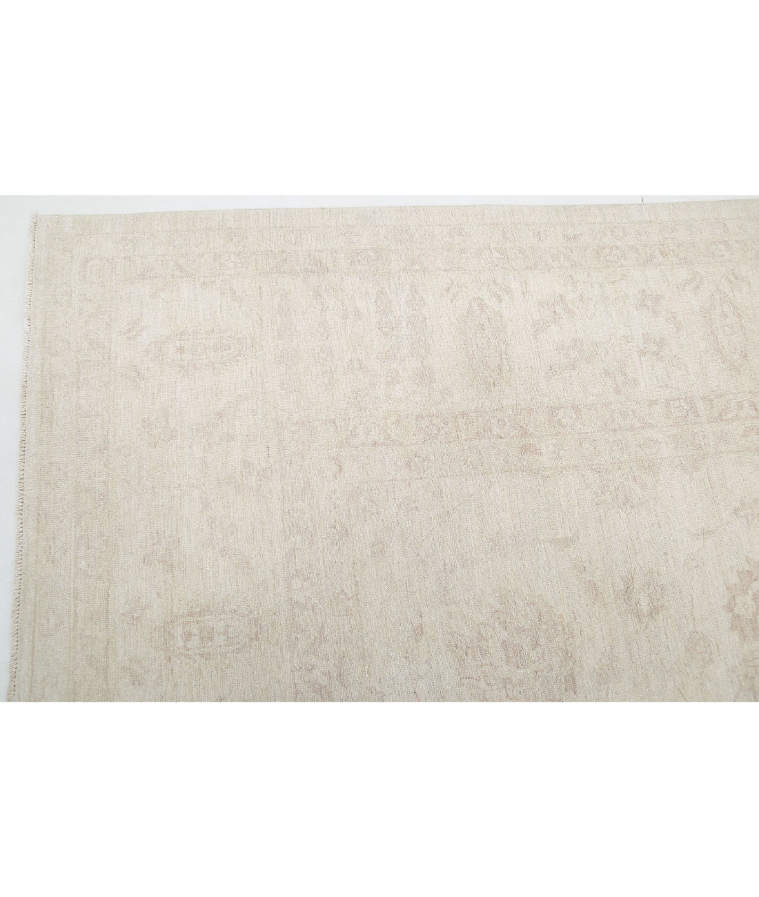 Serenity 11'10'' X 14'3'' Hand-Knotted Wool Rug 11'10'' x 14'3'' (355 X 428) / Ivory / Ivory