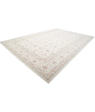 Serenity 11'10'' X 17'6'' Hand-Knotted Wool Rug 11'10'' x 17'6'' (355 X 525) / Ivory / Ivory