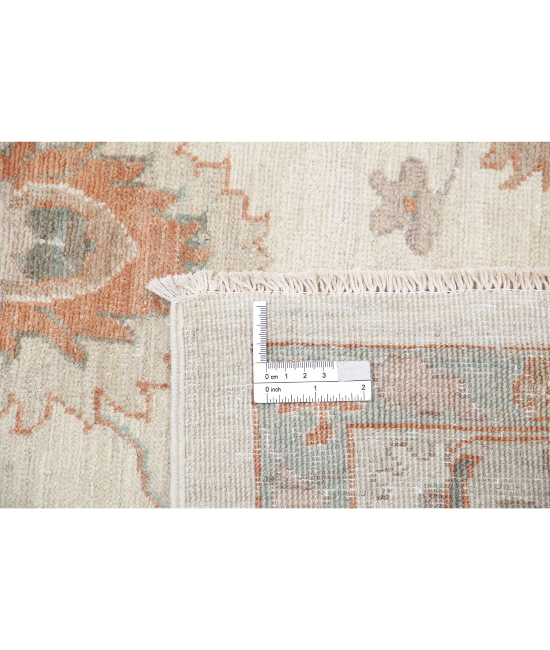 Serenity 11'10'' X 17'6'' Hand-Knotted Wool Rug 11'10'' x 17'6'' (355 X 525) / Ivory / Ivory