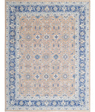 Serenity 9'0'' X 11'10'' Hand-Knotted Wool Rug 9'0'' x 11'10'' (270 X 355) / Red / Blue