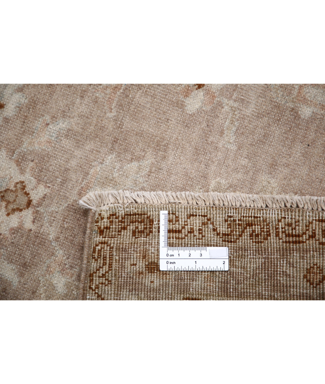 Serenity 7'10'' X 9'8'' Hand-Knotted Wool Rug 7'10'' x 9'8'' (235 X 290) / Taupe / Ivory