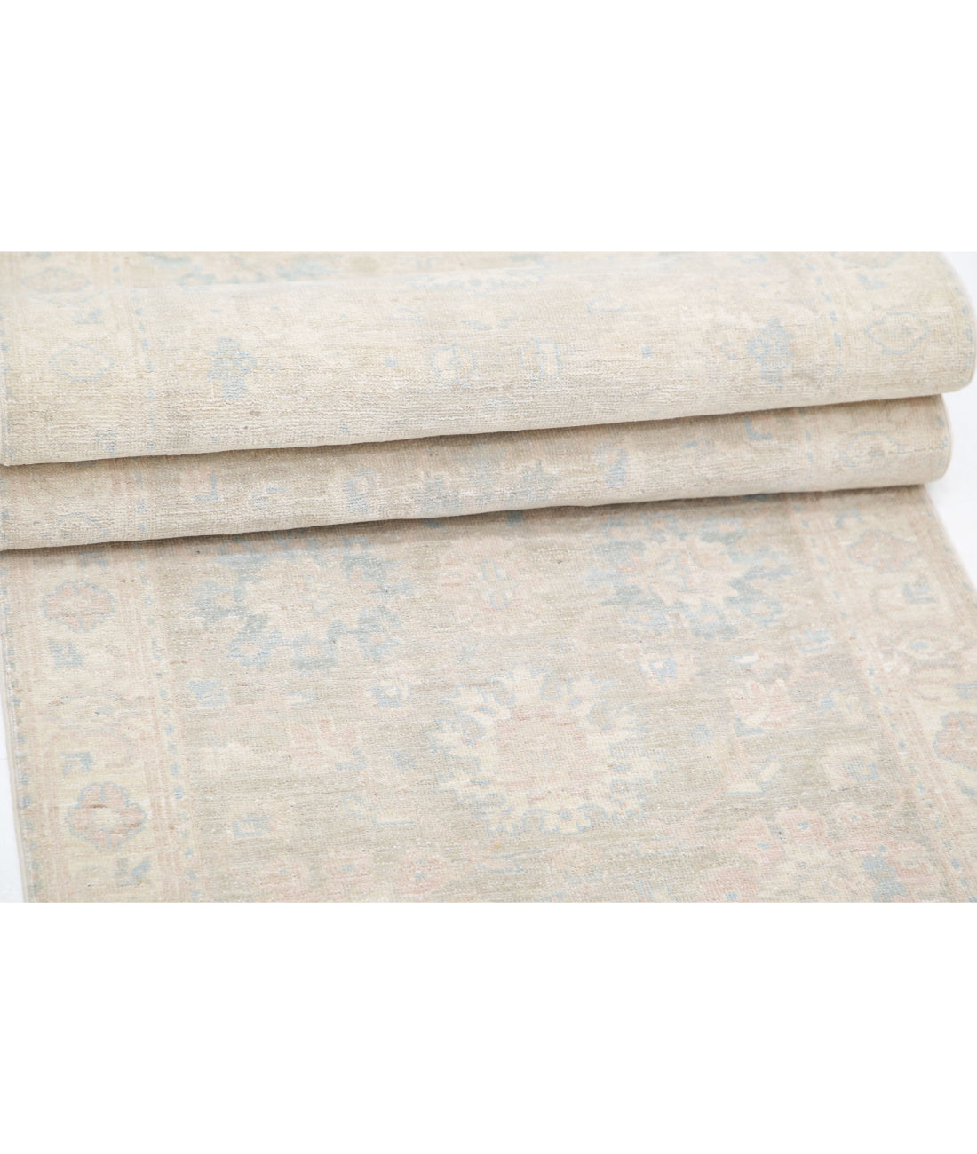 Serenity 2'5'' X 9'3'' Hand-Knotted Wool Rug 2'5'' x 9'3'' (73 X 278) / Brown / Ivory