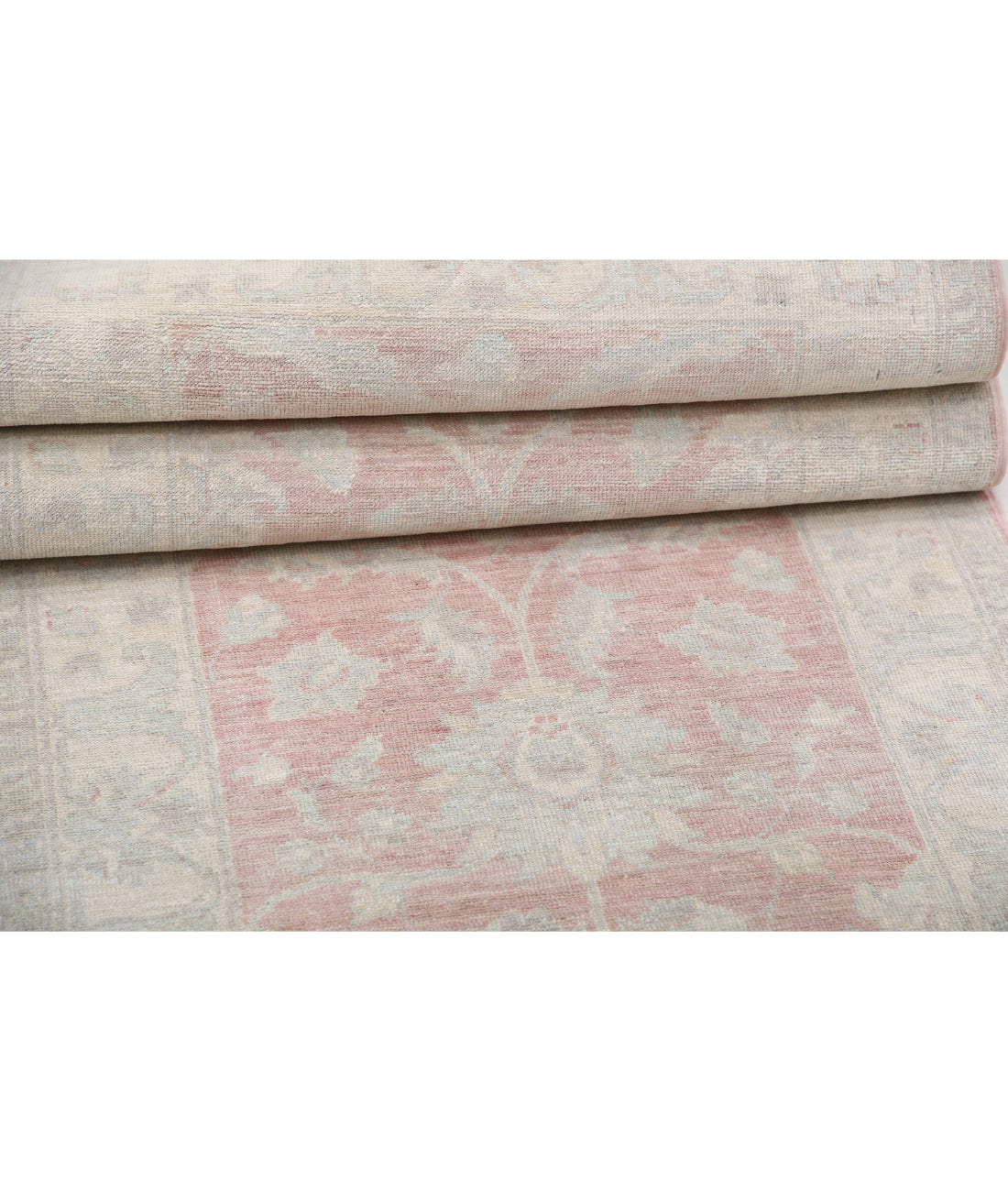 Serenity 2'6'' X 8'0'' Hand-Knotted Wool Rug 2'6'' x 8'0'' (75 X 240) / Red / Ivory