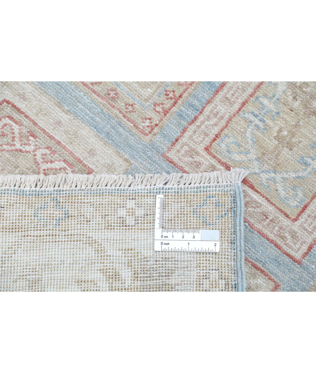 Serenity 2'7'' X 9'10'' Hand-Knotted Wool Rug 2'7'' x 9'10'' (78 X 295) / Blue / Ivory