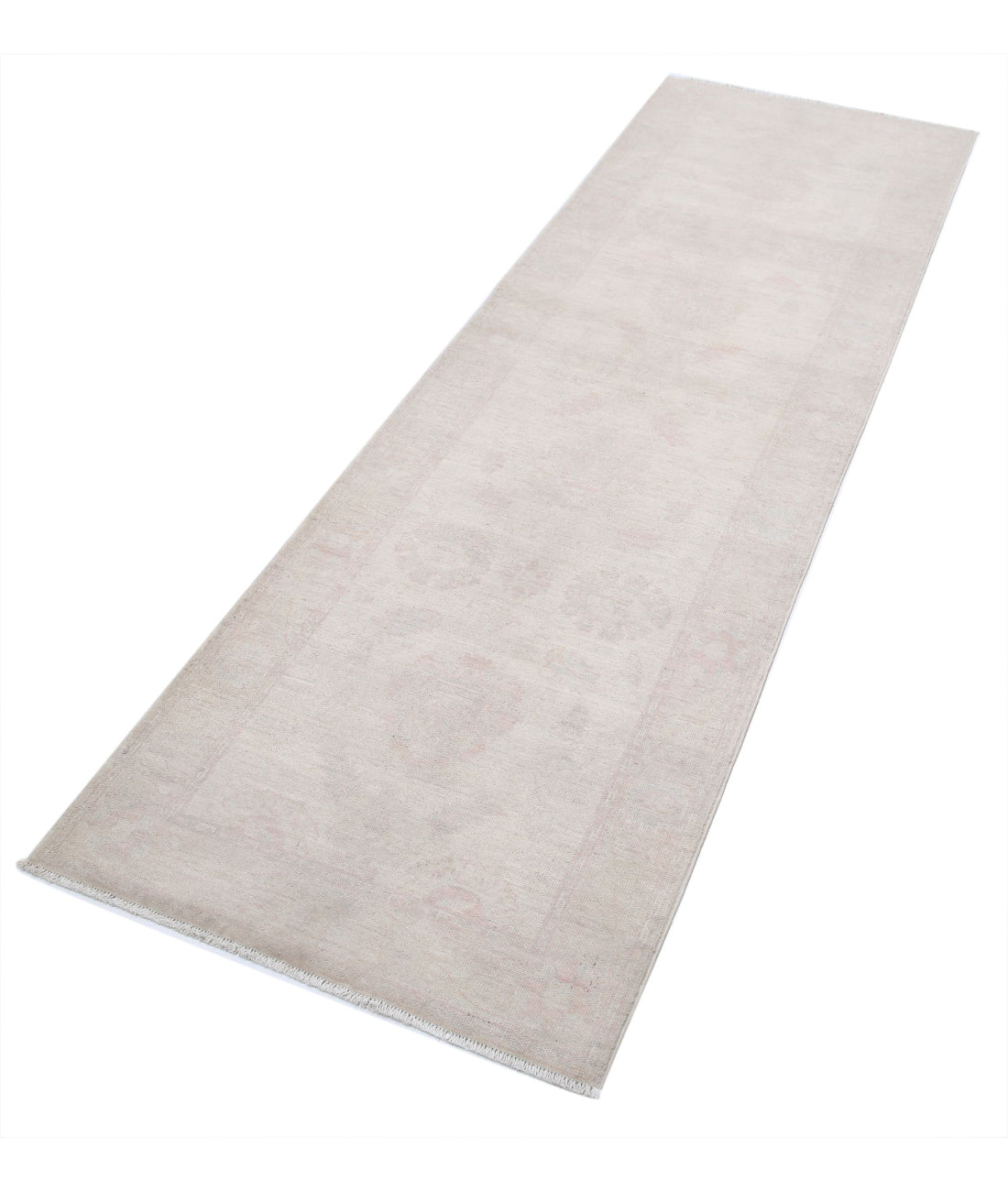 Serenity 2'4'' X 7'8'' Hand-Knotted Wool Rug 2'4'' x 7'8'' (70 X 230) / Ivory / Ivory