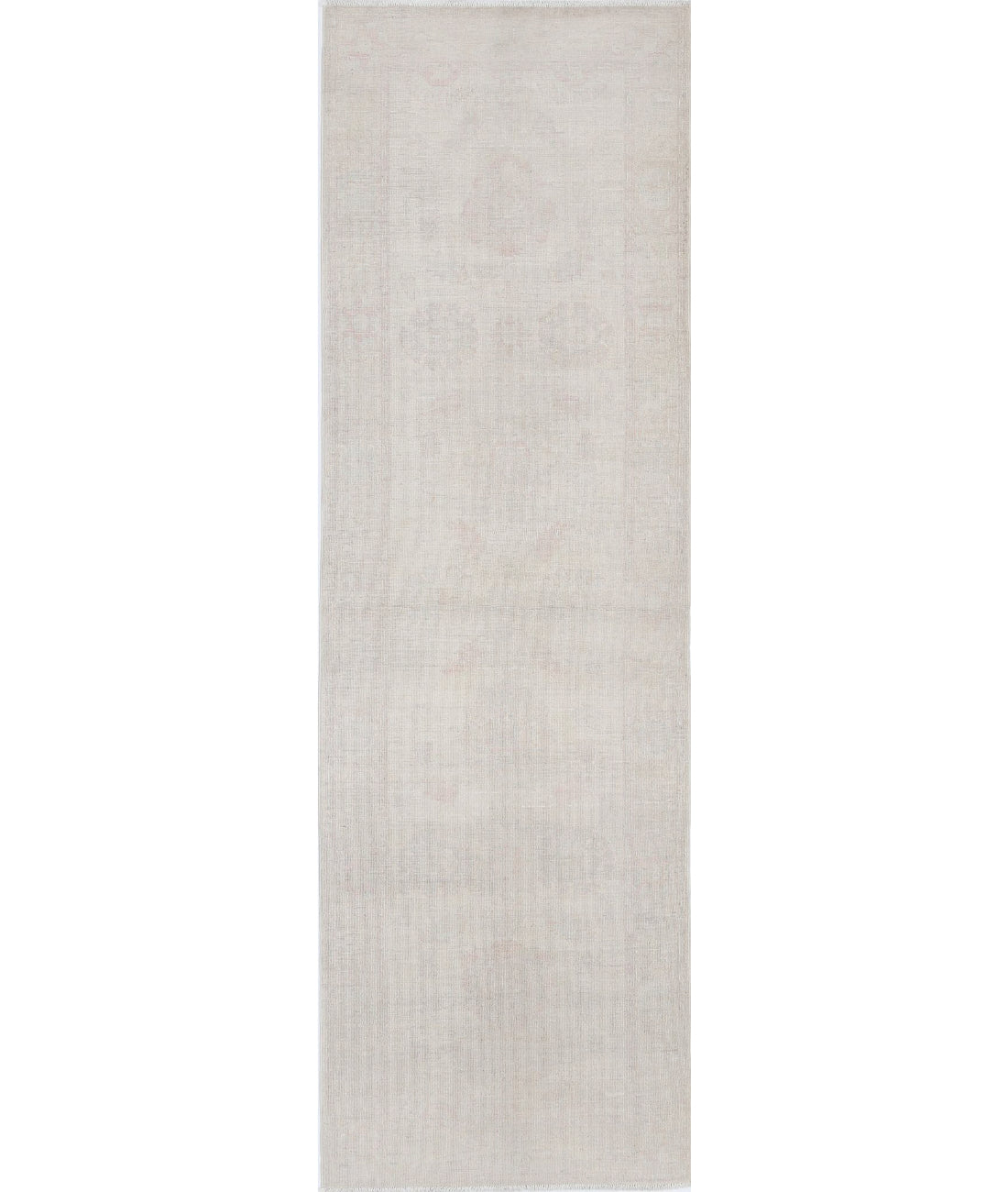 Serenity 2'4'' X 7'8'' Hand-Knotted Wool Rug 2'4'' x 7'8'' (70 X 230) / Ivory / Ivory