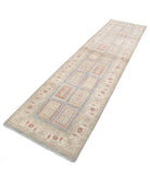 Serenity 2'8'' X 10'2'' Hand-Knotted Wool Rug 2'8'' x 10'2'' (80 X 305) / Blue / Ivory