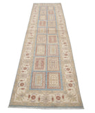 Serenity 2'8'' X 10'2'' Hand-Knotted Wool Rug 2'8'' x 10'2'' (80 X 305) / Blue / Ivory