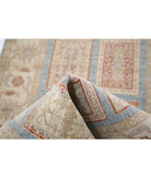 Serenity 2'8'' X 10'2'' Hand-Knotted Wool Rug 2'8'' x 10'2'' (80 X 305) / Blue / Ivory