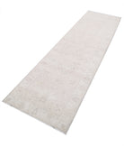 Serenity 2'8'' X 9'5'' Hand-Knotted Wool Rug 2'8'' x 9'5'' (80 X 283) / Grey / Ivory