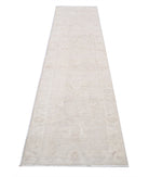 Serenity 2'8'' X 9'5'' Hand-Knotted Wool Rug 2'8'' x 9'5'' (80 X 283) / Grey / Ivory