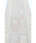 Serenity 2'7'' X 10'6'' Hand-Knotted Wool Rug 2'7'' x 10'6'' (78 X 315) / Blue / Ivory