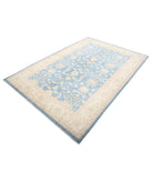 Serenity 5'7'' X 7'11'' Hand-Knotted Wool Rug 5'7'' x 7'11'' (168 X 238) / Blue / Ivory