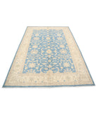 Serenity 5'7'' X 7'11'' Hand-Knotted Wool Rug 5'7'' x 7'11'' (168 X 238) / Blue / Ivory