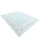 Serenity 7'11'' X 9'7'' Hand-Knotted Wool Rug 7'11'' x 9'7'' (238 X 288) / Blue / Grey