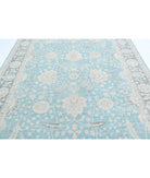 Serenity 7'11'' X 9'7'' Hand-Knotted Wool Rug 7'11'' x 9'7'' (238 X 288) / Blue / Grey