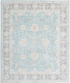 Serenity 7'11'' X 9'7'' Hand-Knotted Wool Rug 7'11'' x 9'7'' (238 X 288) / Blue / Grey