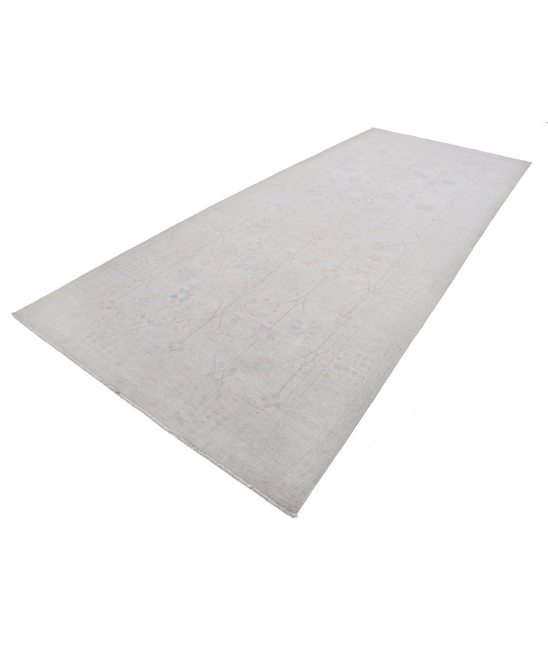 Serenity 5'11'' X 14'2'' Hand-Knotted Wool Rug 5'11'' x 14'2'' (178 X 425) / Ivory / Ivory