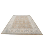 Serenity 8'0'' X 11'4'' Hand-Knotted Wool Rug 8'0'' x 11'4'' (240 X 340) / Brown / Ivory