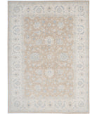 Serenity 8'0'' X 11'4'' Hand-Knotted Wool Rug 8'0'' x 11'4'' (240 X 340) / Brown / Ivory