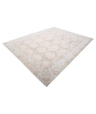 Serenity 8'10'' X 11'7'' Hand-Knotted Wool Rug 8'10'' x 11'7'' (265 X 348) / Brown / Ivory