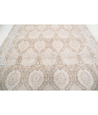 Serenity 8'10'' X 11'7'' Hand-Knotted Wool Rug 8'10'' x 11'7'' (265 X 348) / Brown / Ivory