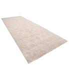 Serenity 8'6'' X 17'5'' Hand-Knotted Wool Rug 8'6'' x 17'5'' (255 X 523) / Ivory / Pink